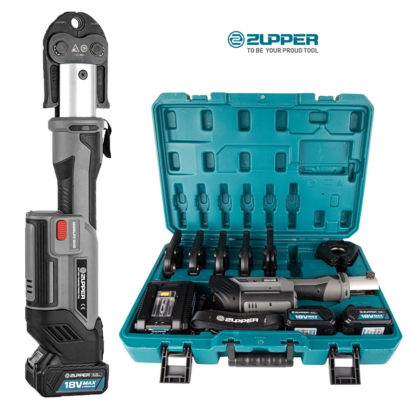 Zupper Tools Zupper Battery Powered Press Tool Kit Set PZ-3240 - Zupper tools